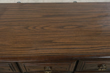 Load image into Gallery viewer, Vintage 1970s Spanish Mediterranean Revival 9-Drawer Dresser with Center Cabinet
