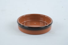 Load image into Gallery viewer, Arbresa Spain Terracotta Tapas Dish 4 75 Inch Brown Black Ceramic Ramekin
