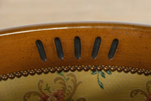 Load image into Gallery viewer, Jardin de Printemps French Carved Arm Chair &amp; Ottoman

