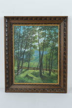 Load image into Gallery viewer, 1981 Original Oil Painting Spring Time AW Mitchell Framed Landscape Art
