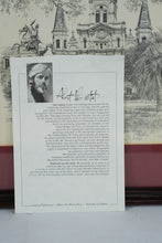 Load image into Gallery viewer, Vintage 1976 Don Davey St Louis Cathedral New Orleans Framed Lithograph 15x17
