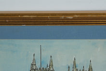 Load image into Gallery viewer, Pair of Framed Bernard Smith London Landmark Prints St Pauls Cathedral Westminster Abbey

