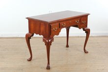 Load image into Gallery viewer, St. Timothy Classics Solid Cherry Queen Anne Writing Desk Console Table

