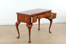 Load image into Gallery viewer, St. Timothy Classics Solid Cherry Queen Anne Writing Desk Console Table
