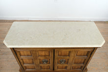Load image into Gallery viewer, Marble Top Cabinet with Paneled Doors By Stanley Furniture
