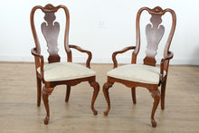Load image into Gallery viewer, Set of 10 Stanley Solid Cherry Queen Anne Chairs
