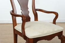 Load image into Gallery viewer, Set of 10 Stanley Solid Cherry Queen Anne Chairs
