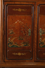 Load image into Gallery viewer, Stanley Furniture Asian Inspired Gentleman’s Chest with Hand Painted Panels
