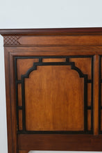 Load image into Gallery viewer, Stanley Furniture King Size Bed with Chinoiserie Style Headboard and Metal Frame
