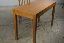 Load image into Gallery viewer, Stanley Furniture Maple Dining Table and Upholstered Chair Set
