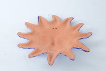Load image into Gallery viewer, Mexican Folk Art Sun Face Wall Plaque Hand Painted Pottery Birds 10 Inch
