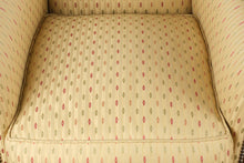 Load image into Gallery viewer, Statesville Chair Company Upholstered Tub Armchairs with Carved Wood Frames – Pair
