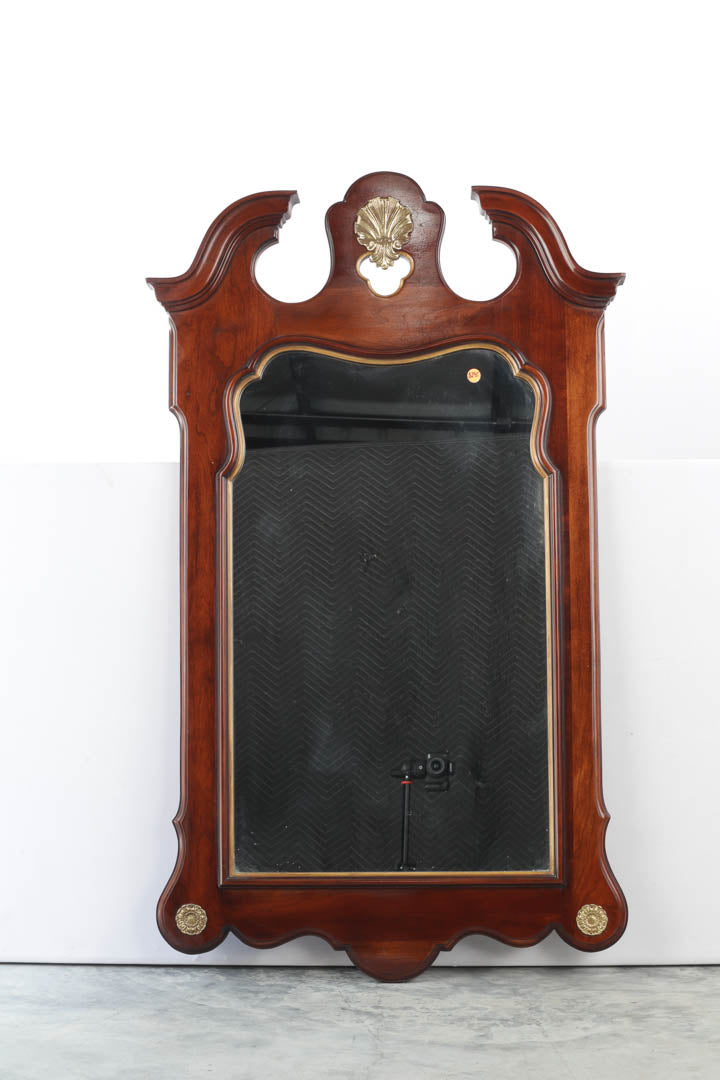 Statton Chippendale Cherry Mirror - Thick Wood!