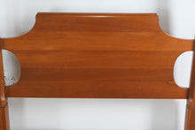 Load image into Gallery viewer, Pair of Statton Solid Cherry Quarter Tester Single Beds
