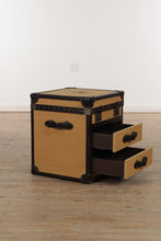 Load image into Gallery viewer, Steamer Trunk Nightstand / Side Table
