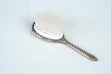 Load image into Gallery viewer, Antique R D Sterling Silver Vanity Hair Brush Floral Rose Design Monogrammed
