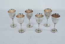 Load image into Gallery viewer, Vintage Mexican Sterling Silver 925 Goblets Set of 6 Hecho en Mexico
