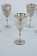 Load image into Gallery viewer, Vintage Mexican Sterling Silver 925 Goblets Set of 6 Hecho en Mexico

