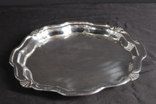 Load image into Gallery viewer, Sterling Silver Scalloped Edge Platter with Fans #2
