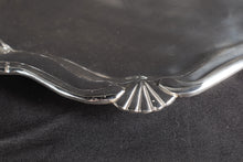 Load image into Gallery viewer, Sterling Silver Scalloped Edge Platter with Fans #2
