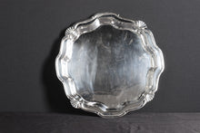 Load image into Gallery viewer, Sterling Silver Scalloped Edge Platter with Fans #2
