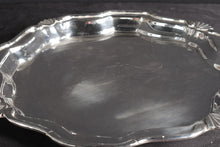 Load image into Gallery viewer, Sterling Silver Scalloped Edge Platter with Fans #2
