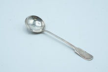 Load image into Gallery viewer, Antique Sterling Silver Gravy Ladle Fiddle Handle Hallmarked Serving Spoon
