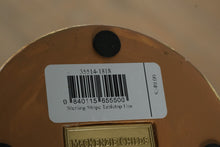 Load image into Gallery viewer, MacKenzie-Childs Sterling Stripe Tabletop Urn – Hand-Painted Ceramic with Gold Accents
