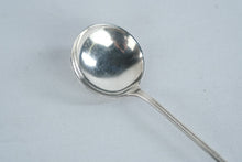 Load image into Gallery viewer, Antique Sterling Silver Gravy Ladle Fiddle Handle Hallmarked Serving Spoon

