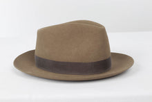 Load image into Gallery viewer, Stetson Fur Felt Fedora Hat with Feather - 6 7/8
