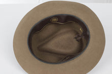 Load image into Gallery viewer, Stetson Fur Felt Fedora Hat with Feather - 6 7/8
