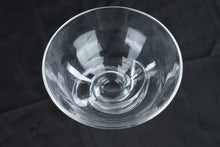 Load image into Gallery viewer, Steuben Art Glass Crystal Spiral Footed Bowl Signed Clear Glass 7 Inch
