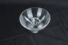 Load image into Gallery viewer, Steuben Art Glass Crystal Spiral Footed Bowl Signed Clear Glass 7 Inch
