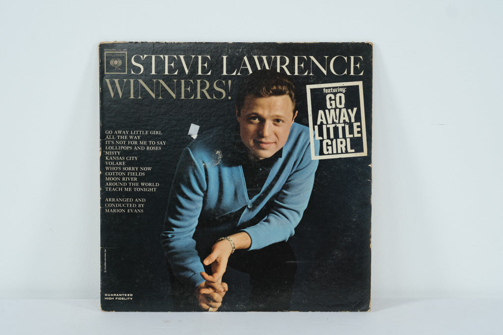 Steve Lawrence Winners! Vinyl LP (Columbia CL-1870) – Featuring “Go Away Little Girl” – Vintage Pop Vocals
