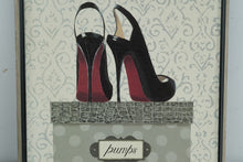 Load image into Gallery viewer, &quot;Très Chic&quot; Shoe Print Set by Marco Fabiano – Stilettos &amp; Pumps, Framed Canvas Art (Pair)
