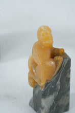 Load image into Gallery viewer, Chinese Stone Animal Seal Figurines Set Carved Foo Dog Lion Monkey
