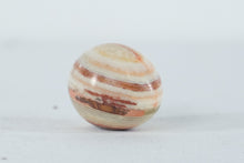 Load image into Gallery viewer, Pair Polished Stone Egg Figurines Chrysocolla Banded Calcite Decorative Eggs
