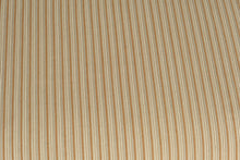 Load image into Gallery viewer, Striped Upholstered Storage Bench with Tapered Wood Legs
