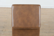 Load image into Gallery viewer, Brown Storage Cube Ottoman
