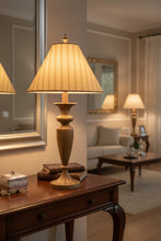 Load image into Gallery viewer, Tall Traditional Gold Urn Table Lamp With Shade Hollywood Regency 34 Inch

