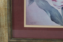 Load image into Gallery viewer, Framed Botanical Print Stripey Tulip I by Galley with Gilded Frame

