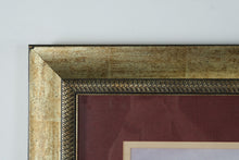 Load image into Gallery viewer, Framed Botanical Print Stripey Tulip I by Galley with Gilded Frame
