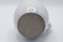 Load image into Gallery viewer, Studio Pottery Stoneware Pitcher Blue White Hand Thrown Signed 7 5 Inch
