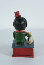Load image into Gallery viewer, Cast Iron “Stump Speaker” Mechanical Bank – 10” Tall Collectible
