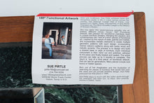 Load image into Gallery viewer, Sue Pirtle 180 Degree Functional Artwork Mirror Wood Marble Frame
