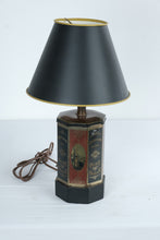 Load image into Gallery viewer, Country Store General Store Sugar Tin Table Lamp Primitive Farmhouse Decor
