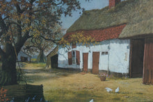 Load image into Gallery viewer, Edmund Sullivan Cottage Vintage Irish Farmhouse Landscape Framed Print
