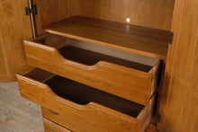 Load image into Gallery viewer, Sumter Furniture Solid Oak Armoire Wardrobe Cabinet
