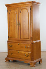 Load image into Gallery viewer, Sumter Furniture Solid Oak Armoire Wardrobe Cabinet
