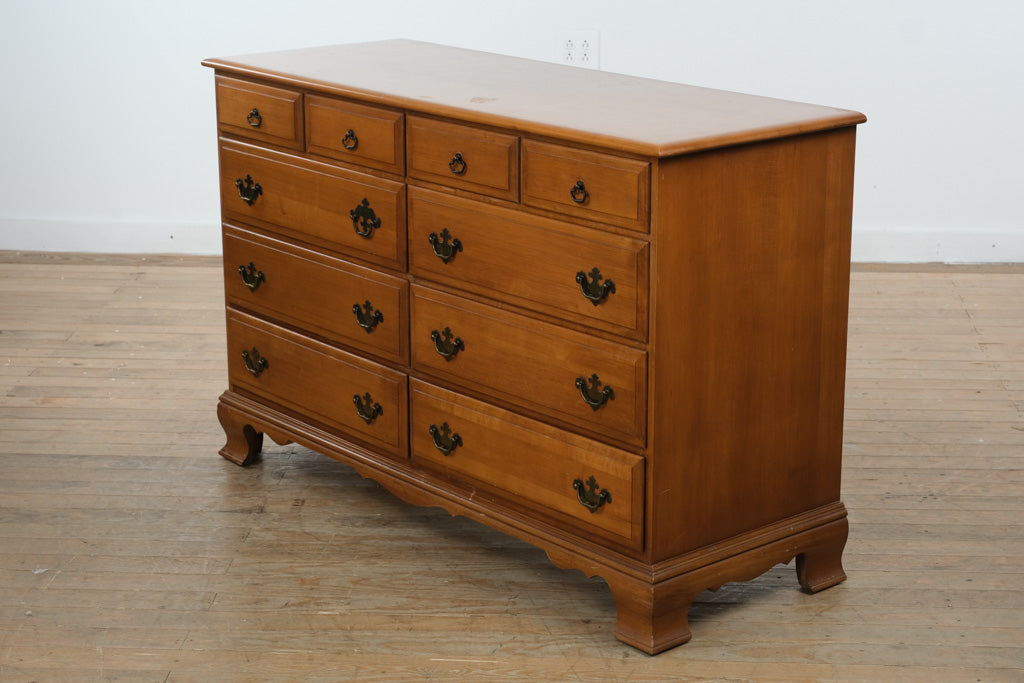 Vintage Sumter Cabinet Co. Dresser with Mirror – Solid Wood 12